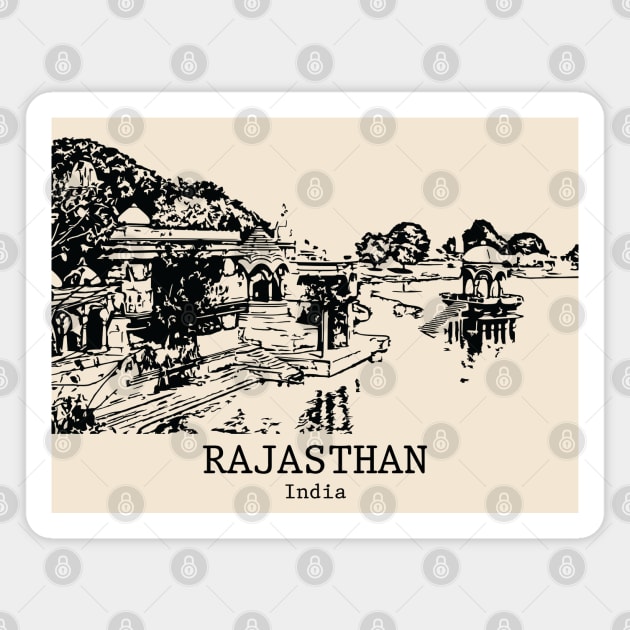 Rajasthan - India Magnet by Lakeric